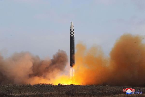 Missile launch by the North.