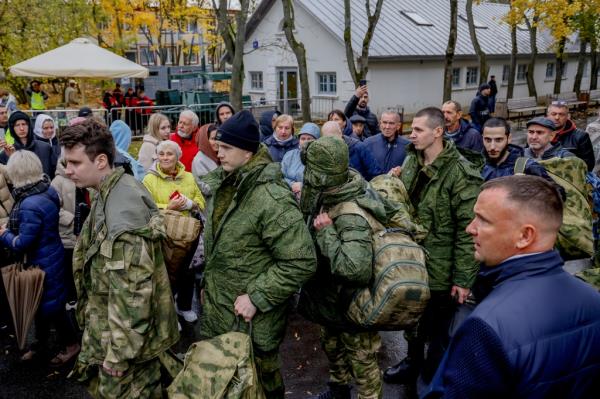 Some 300,000 Russian men have been drafted since September to fight in Ukraine. 